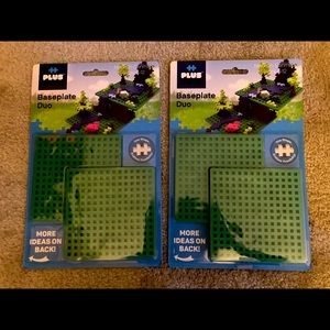 STEM & STEAM Educational Toys: Plus Plus - Baseplate Duo (Green Base)